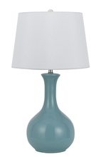 CAL Lighting BO-2584TB/2-SB - 150W ALMERIA CERAMIC TABLE LAMP