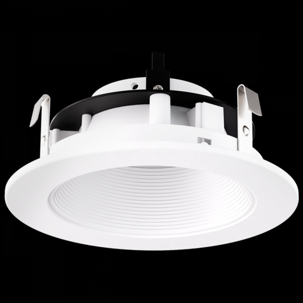 4" WHT LOW VOLTAGE BAFFLE
