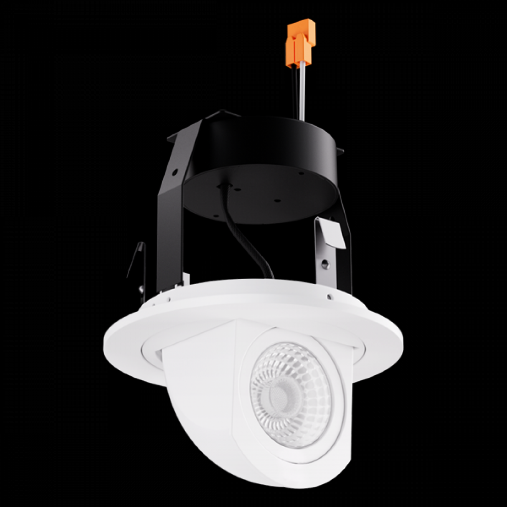 4" LED ADJSTBL TRIM 0-90DEG 840LMN DIM 3K