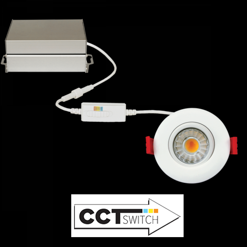 3" 8W 600LMN LED GIMBAL 5CCT