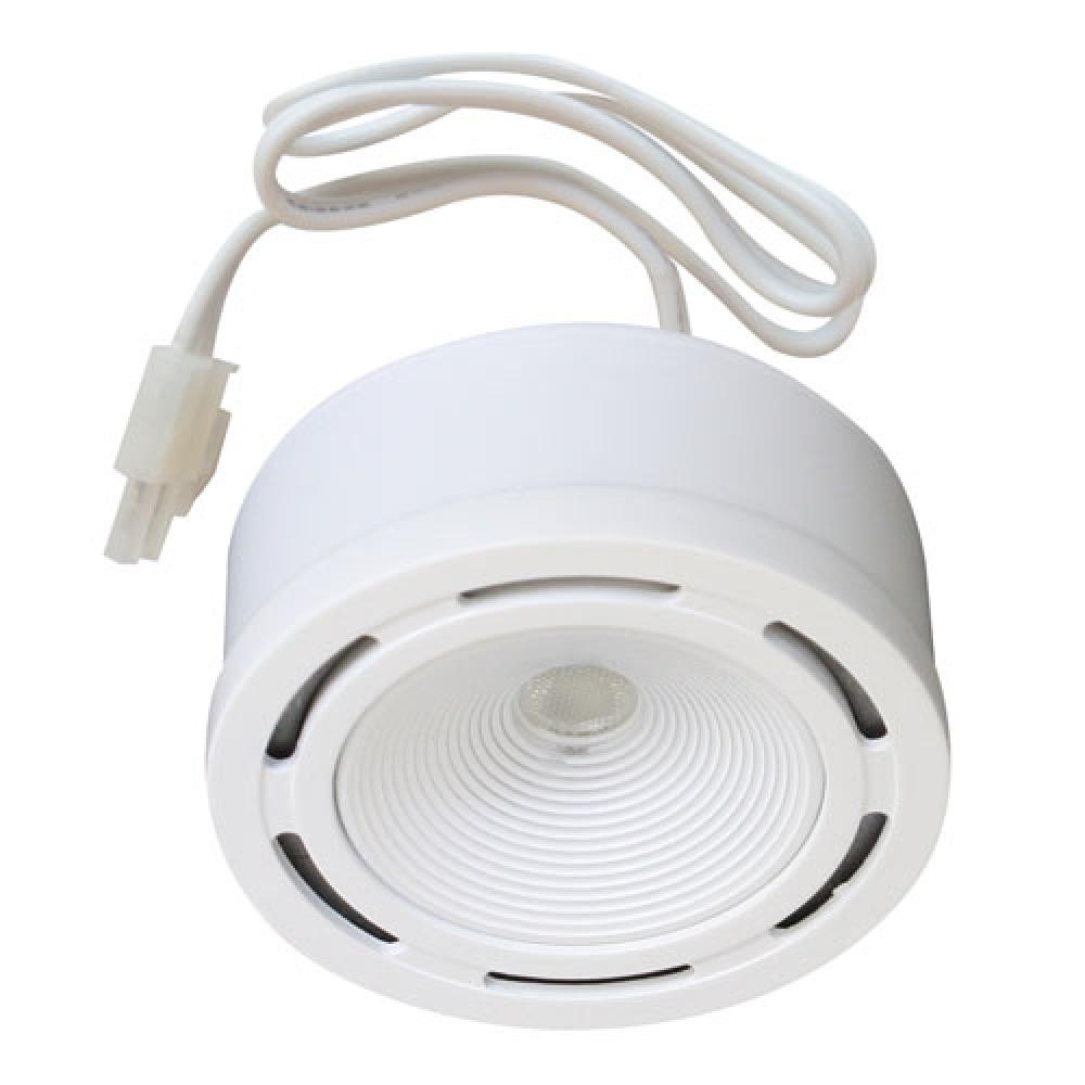 DISCON MINI LED PUCK LIGHT KIT WHITE