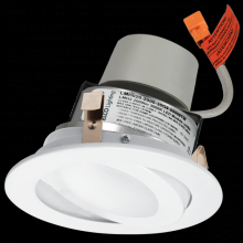 Elco Lighting E418R0830BB - 4" ALL BLK RND ADJ W/ DRVR 38° 850LM 30K