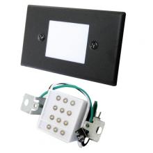Elco Lighting ELST66BZ - Mini LED Step Light with Frosted Acrylic Lens