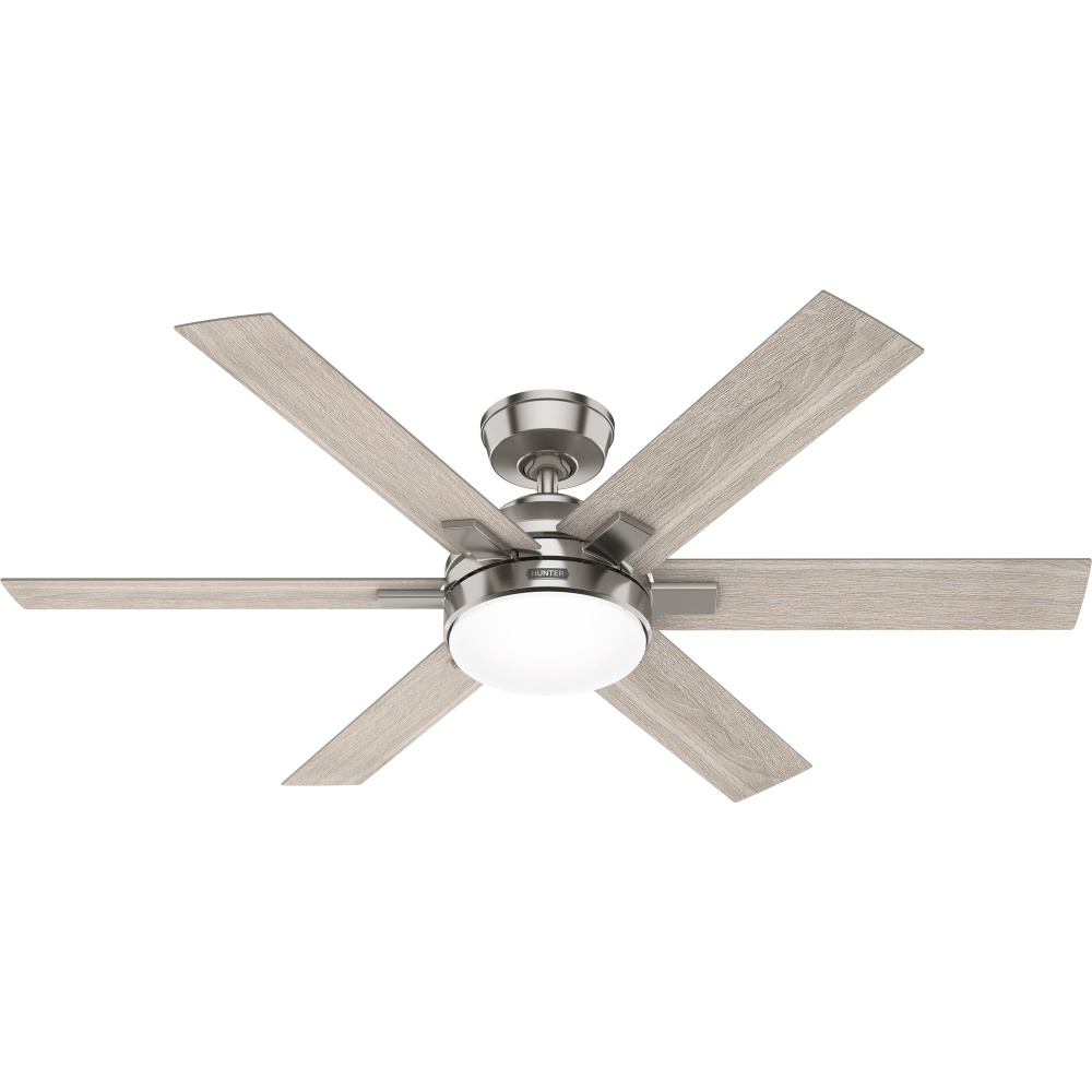 Hunter 52 inch Georgetown ENERGY STAR® HunterExpress Brushed Nickel Ceiling Fan