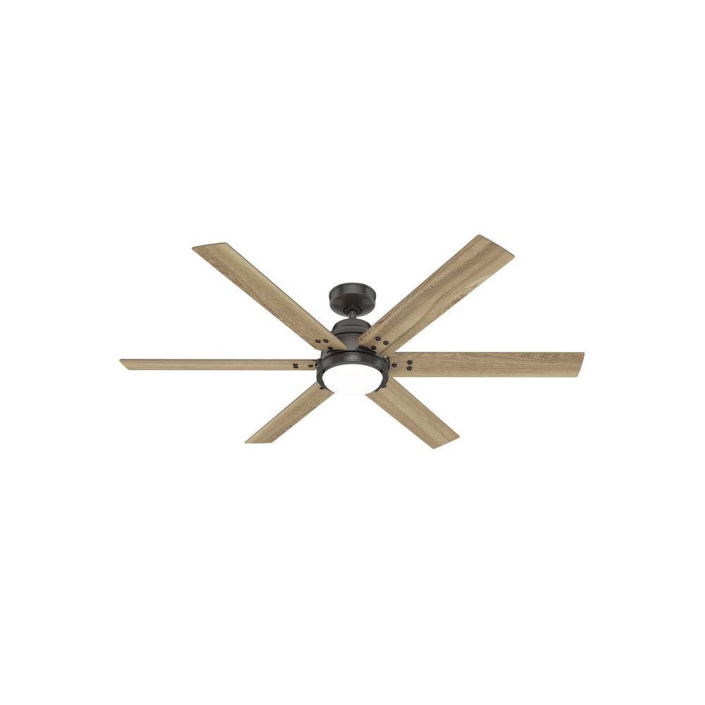 Hunter 60 inch Gravity Wi-Fi ENERGY STAR® Noble Bronze Ceiling Fan with LED Lt Kit