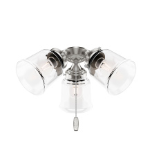 Hunter 99049 - Hunter 3 LED Light Kit Brushed Nickel
