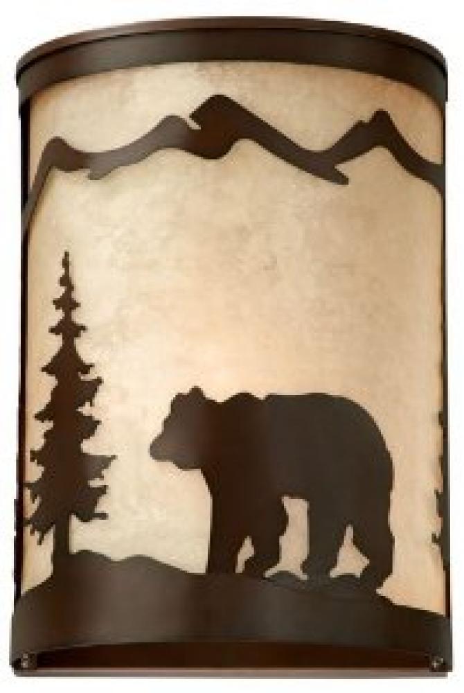 Bozeman 8-in Wall Light Burnished Bronze