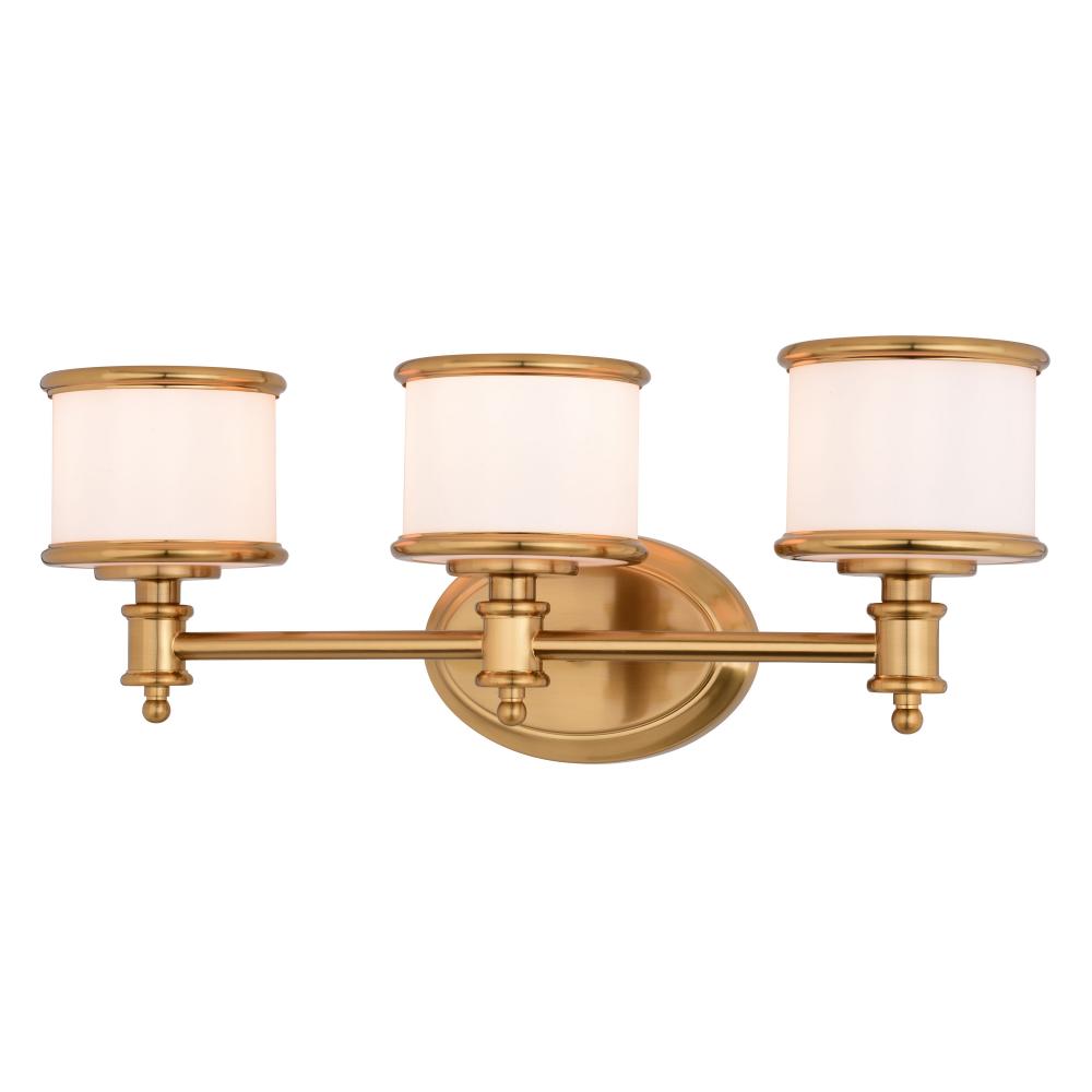 Carlisle 23-in. 3 Light Vanity Natural Brass