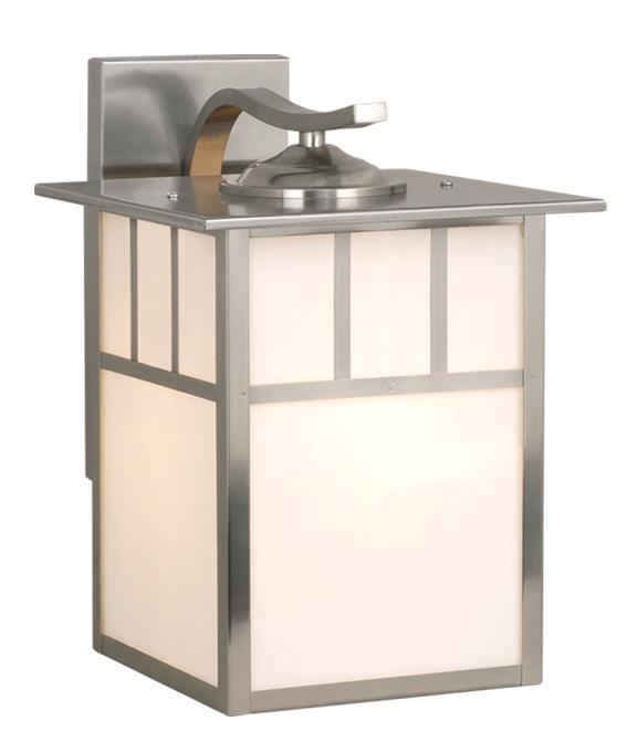 Mission 9.5-in Outdoor Wall Light Stainless Steel