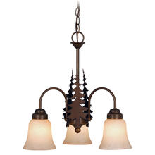 Vaxcel International CH55503BBZ - Yosemite 3L Tree Mini Chandelier Burnished Bronze