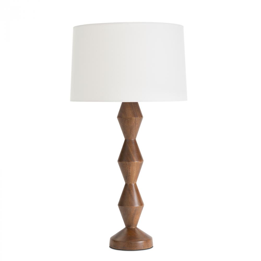 Regina Andrew Crew Walnut Buffet Lamp (Natural Linen Shade)