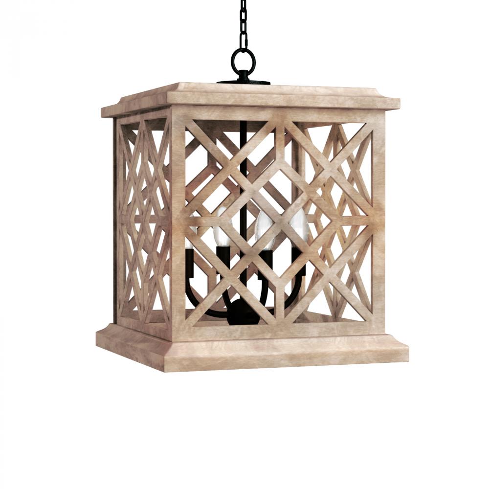 Regina Andrew Chatham Wood Lantern (Natural)