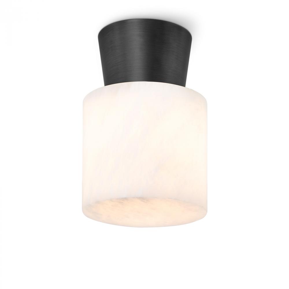 Regina Andrew Hazel Alabaster Flush Mount (Oil Rubbed Bronze)