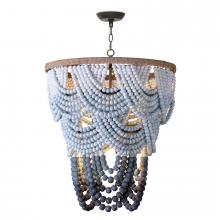 Regina Andrew 16-1179 - Regina Andrew Ombre Wood Bead Chandelier