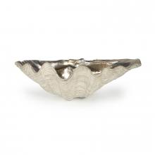 Regina Andrew 20-1036AMBSL - Regina Andrew Clam Bowl Small (Ambered Silver Leaf)