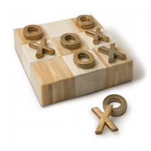 Regina Andrew 20-1091PB - Regina Andrew Tic Tac Toe Flat Board With Brass Pieces