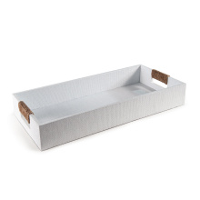 Regina Andrew 20-1331WT - Regina Andrew Logia Rectangle Tray Small (White)