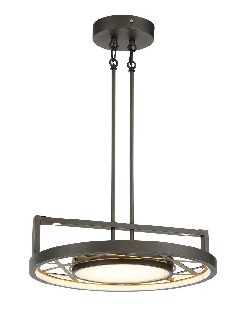 Tribeca - LED Light Semi Flush/Pendant, a Robin Baron Design