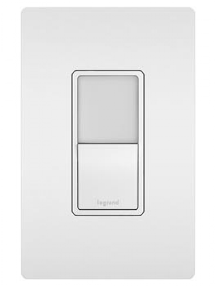 radiant Single Pole/3-Way Switch with Night Light, White (6 pack)