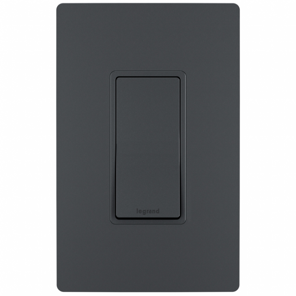 radiant 15A Single-Pole Switch, Graphite (10 pack)