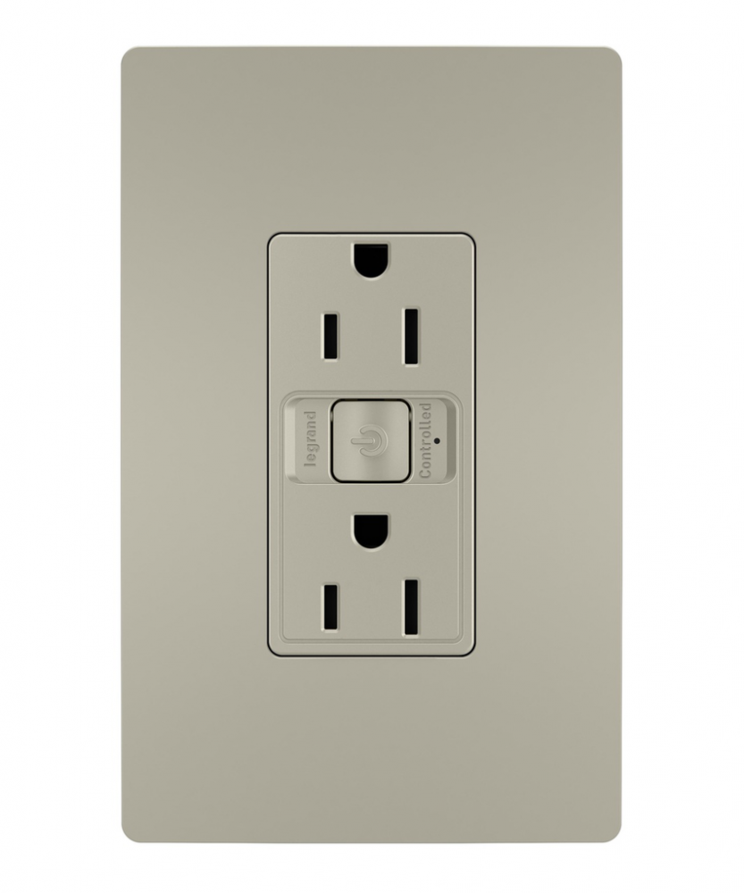 radiant Smart 15A Outlet with Netatmo, Nickel