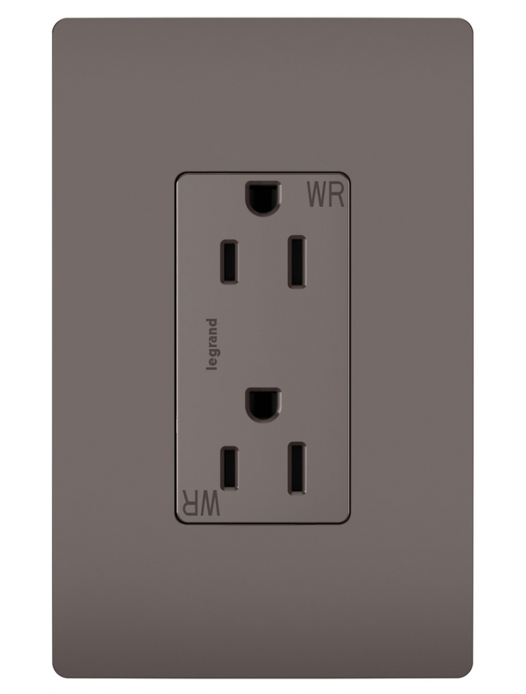 radiant Outdoor Outlet, Brown (10 pack)
