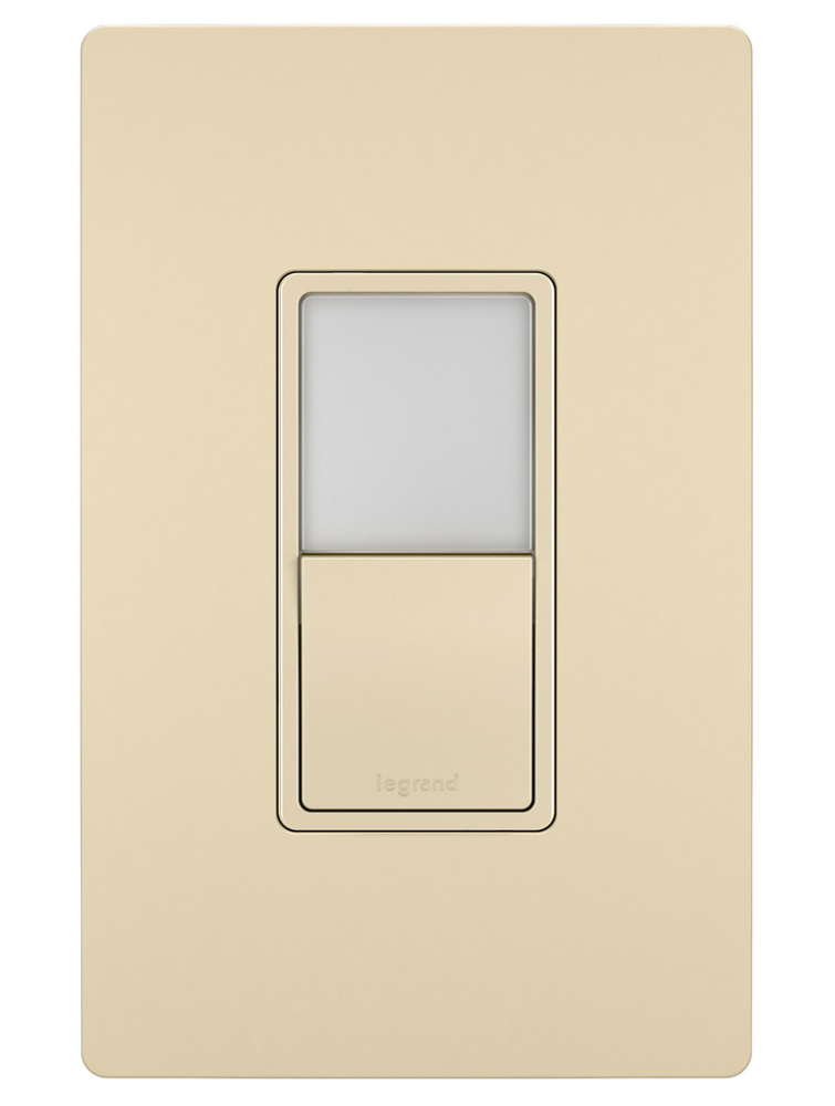 radiant Single Pole/3-Way Switch with Night Light, Ivory (6 pack)