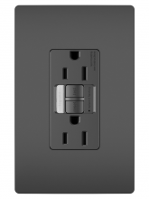 Legrand Radiant 1597NTLTRBKCCD4 - radiant Tamper-Resistant 15A Duplex Self-Test GFCI Receptacles with SafeLock Protection & Night LT (4 pack)