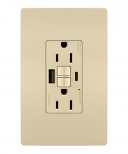 Legrand Radiant 1597TRUSBACI - radiant Tamper-Resistant 15A Duplex Self-Test GFCI Receptacles with SafeLock Protection