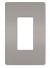 Legrand Radiant RWP26GRY - radiant One-Gang Screwless Wall Plate, Gray