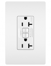 Legrand Radiant 1597TRAPLW - radiant Tamper-Resistant Sensitive Appliance 15A Duplex Self-Test GFCI Receptacles with SafeLock