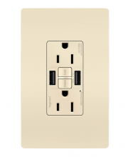Legrand Radiant 1597TRUSBAALA - radiant Tamper-Resistant 15A Duplex Self-Test GFCI Receptacles with SafeLock Protection