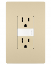 Legrand Radiant NTL885TRICC6 - radiant 15A Tamper-Resistant Outlet with Night Light, Ivory (6 pack)
