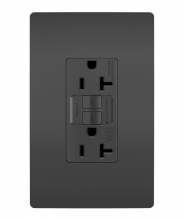 Legrand Radiant 2097TRWRBK - radiant Tamper-Resistant Weather-Resistant 20A Duplex Self-Test GFCI Receptacles with SafeLock