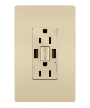 Legrand Radiant 1597TRUSBAAI - radiant Tamper-Resistant 15A Duplex Self-Test GFCI Receptacles with SafeLock Protection