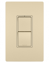 Legrand Radiant RCD33I - radiant Two Single Pole/3-Way Switches, Ivory