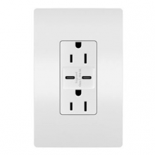 Legrand Radiant R26USBCC6W - radiant 15A Tamper-Resistant Ultra-Fast USB Type C/C Outlet, White (10 pack)