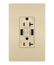 Legrand Radiant 2097TRUSBAAI - radiant Tamper-Resistant 20A Duplex Self-Test GFCI Receptacles with SafeLock Protection