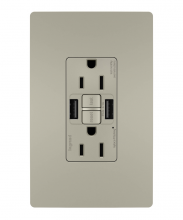 Legrand Radiant 1597TRUSBAANIC4 - radiant Tamper-Resistant 15A Duplex Self-Test GFCI Receptacles with SafeLock Protection