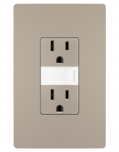 Legrand Radiant NTL885TRNICC6 - radiant 15A Tamper-Resistant Outlet with Night Light, Nickel (6 pack)
