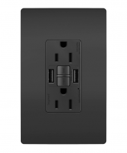 Legrand Radiant 1597TRUSBAABK - radiant Tamper-Resistant 15A Duplex Self-Test GFCI Receptacles with SafeLock Protection