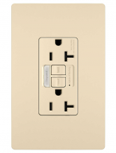 Legrand Radiant 2097NTLTRI - radiant Tamper-Resistant 20A Duplex Self-Test GFCI Receptacles with SafeLock Protection & Night LT