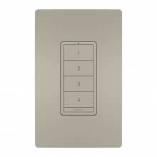 Legrand Radiant WNRCB40NI - radiant Wireless 4 Button Smart Scene Controller with Netatmo, Nickel