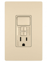 Legrand Radiant 1597SWTTRICCD4 - radiant Combination Single Pole Switch and Tamper-Reistant 15A Duplex Self-Test GFCI Receptacles