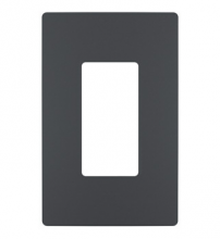 Legrand Radiant RWP26GCC6 - radiant One-Gang Screwless Wall Plate, Graphite, CC