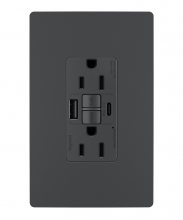 Legrand Radiant 1597TRUSBACGC4 - radiant Tamper-Resistant 15A Duplex Self-Test GFCI Receptacles with SafeLock Protection