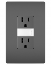 Legrand Radiant NTL885TRBKCC6 - radiant 15A Tamper-Resistant Outlet with Night Light, Black (6 pack)