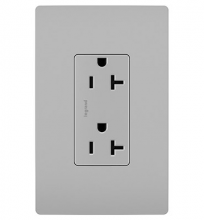 Legrand Radiant TR26352RGRY - radiant Spec Grade 20A Tamper-Resistant Receptacle, Gray