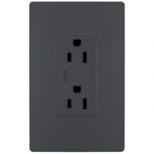 Legrand Radiant 885TRGCC12 - radiant Tamper-Resistant Outlet, Graphite (12 pack)