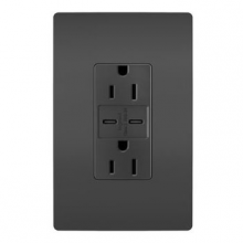 Legrand Radiant R26USBCC6BK - radiant 15A Tamper-Resistant Ultra-Fast USB Type C/C Outlet, Black (10 pack)